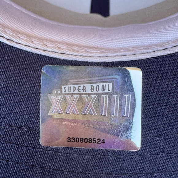 NWT Vintage Annco NFL Super Bowl XXXIII 1999 Miami Snapback Hat Broncos Falcons - Picture 9 of 9